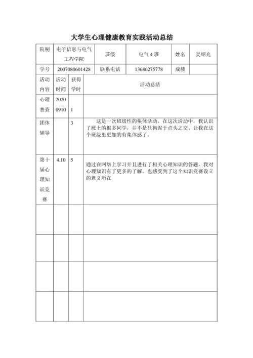 大学生如何做好心理健康工作心得体会