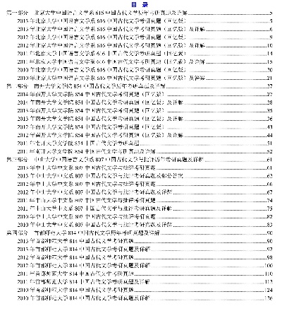 南京大学古代文学考研的长尾关键词有哪些